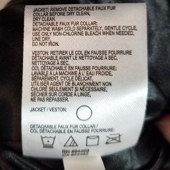 Wool mix color block zip up coat with zipper details - Picture 12 of 12